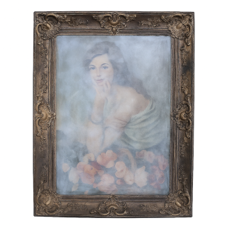 Schilderij lijst met poster 87 x 66 cm