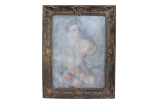 Schilderij lijst met poster 87 x 66 cm