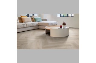 texas oak H71 Coretec essentials chevron plancher pvc