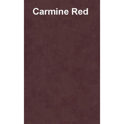 Leder Look Carmine Red