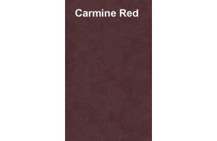 Leather Look Carmine Red