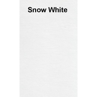 Leder Look Snow white