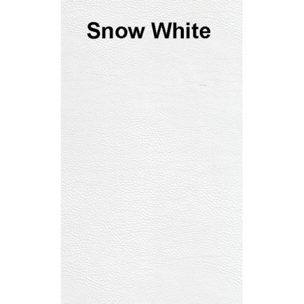 Leder Look Snow white
