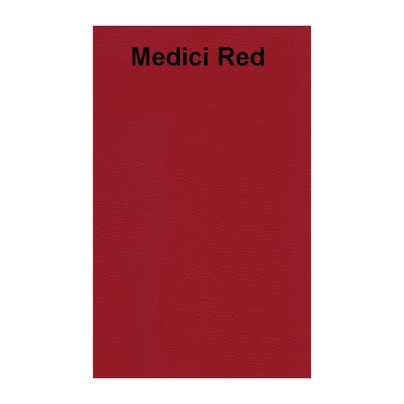 Leder Look Medici Red