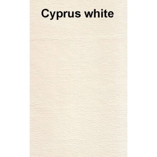 Leder Look Cyprus White