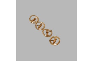 Gesp (4 st) kleur goud 20 mm