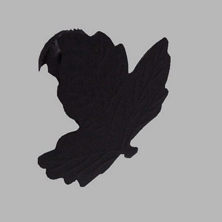 Pinces pour décorer les nappes rideaux feuilles noir 2 pcs