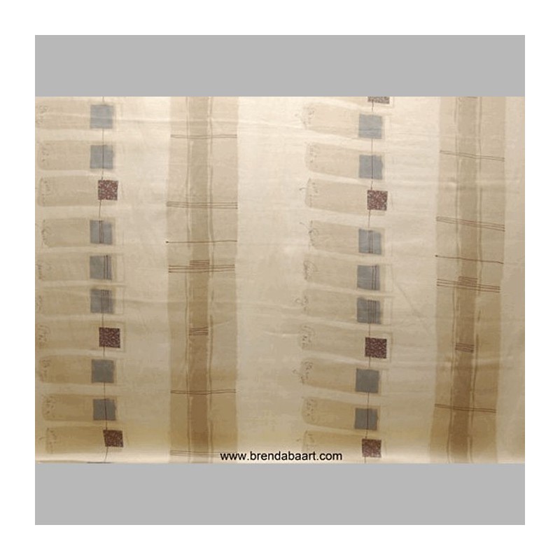 Tissu avec une bande beige Tissu avec une bande beige