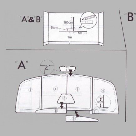 Kinderkamer decoraties van frieze frame design Space B