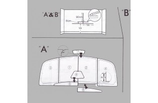 Kinderkamer decoraties van frieze frame design Space B