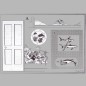 Decorations for kidsrooms of frieze frame design Underwater World