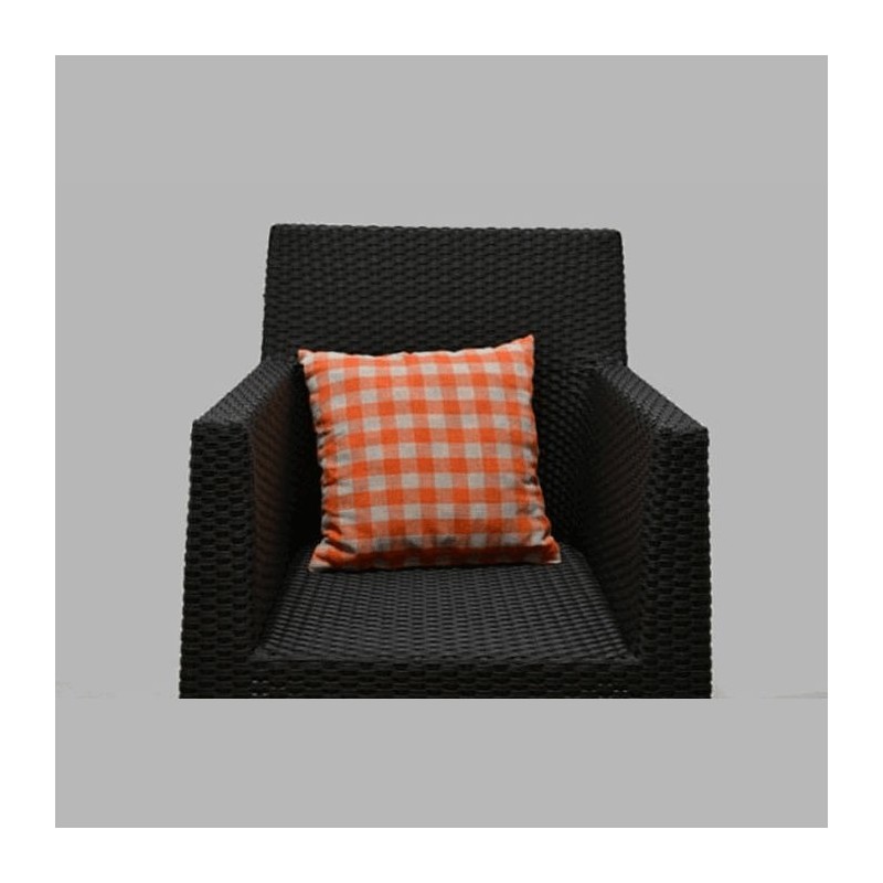 glass orange pillow