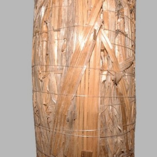 Couronne de paille couleur naturel 25 cm