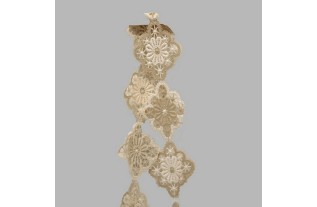 lace band ecru and white width 90 mm length 6 meter