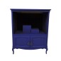 Élégante armoire bleue – peinte en Sint Helena Blue