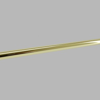 Tringle à rideaux 13 mm couleur D'or Longeur 90 cm