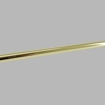 Tringle à rideaux 13 mm couleur D'or Longeur 90 cm