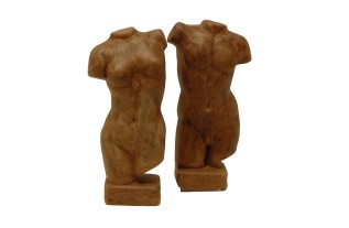 Sculptures de torses en céramique – finies avec Decoration Paint & patine