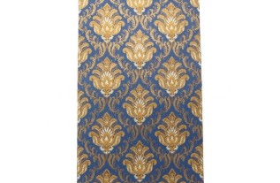 Retro Wallpaper – vintage paper in Saint Helena Blue and Gold