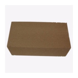 Floral foam block for water absorption, color green, 20 x 7 x 10 cm