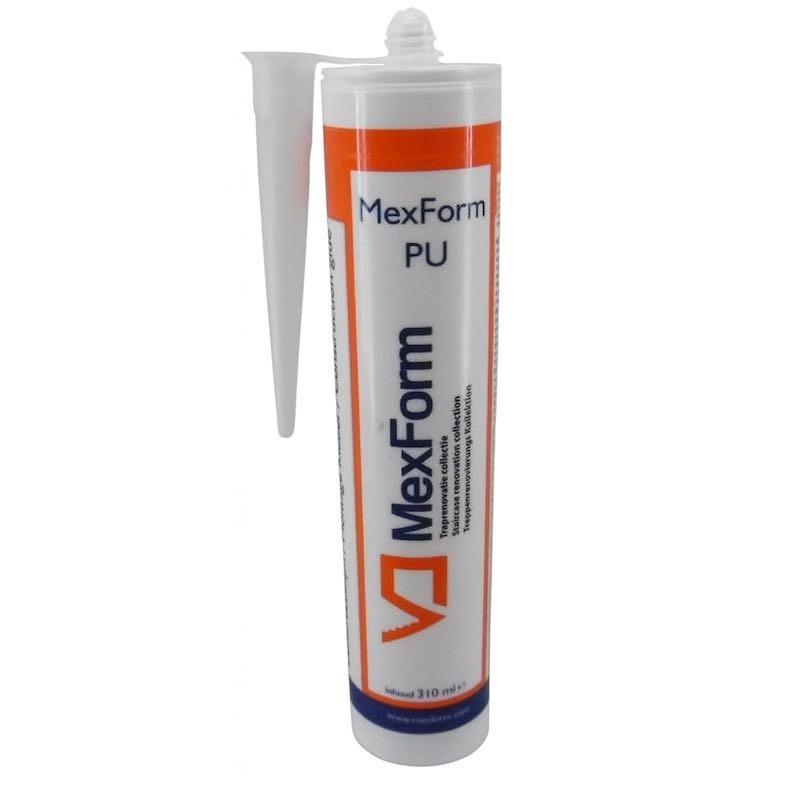 Construction adhesive Mexform stair renovation