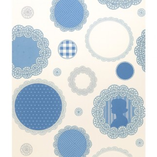 wallpaper portrait blue and white