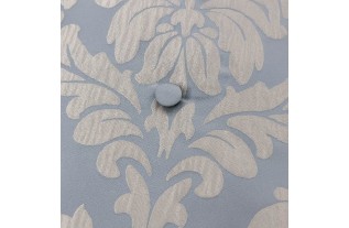 Quilted Bedspread with Ruffles and Covered Buttons – 145 × 145 cm