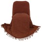 Grand Foulard Chocoladebruin 220 x 270 – Tijdloze Warmte voor Elk Interieur