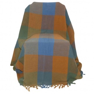 Grand Foulard Multicolore – Chaleur, Douceur & Élégance Intemporelle (175 × 250 cm)