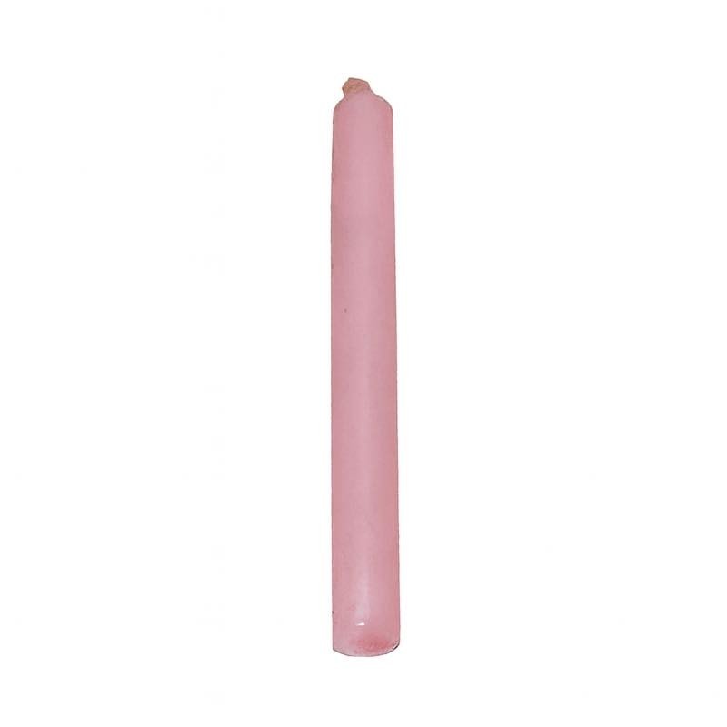 Kaars Shabby Pink – Zachte Kleur & Tijdloze Sfeer (18 cm × 20 mm)