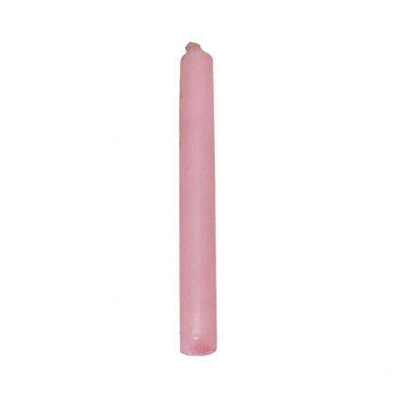 Shabby Pink Candle – Soft Colour & Timeless Atmosphere (18 cm × 20 mm)