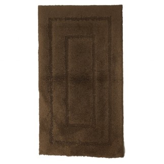 Tapis de bain marron 60 x 90 cm