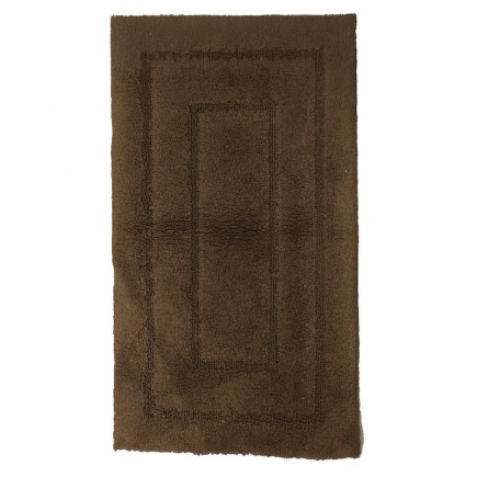 Tapis de bain marron 60 x 90 cm