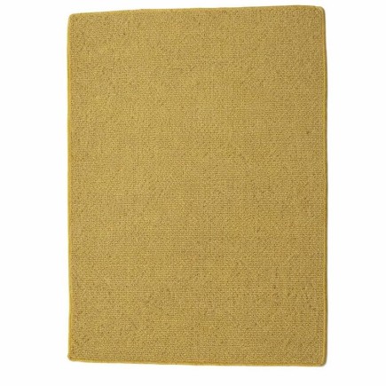 Tapis beige avec dos en jute 55 x 73 cm