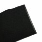 Black doormat with rubber backing 81 x 130 cm