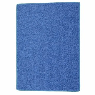Mat Santorini Blue – 50 x 65 cm, Afgewerkt met Band