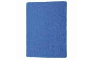 Tapis Santorini Blue – 50 x 65 cm, Bordé d’une Bande