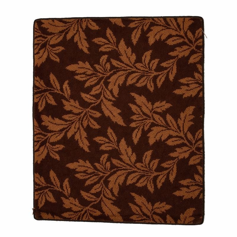 Marron mat avec motif branches 64 x 80 cm