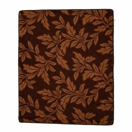 Marron mat avec motif branches 64 x 80 cm