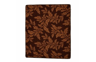 Marron mat avec motif branches 64 x 80 cm