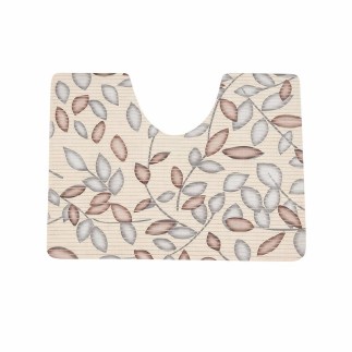 Tapis de toilette  branche avec des feuilles 65 x 50 cm