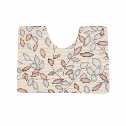 Tapis de toilette  branche avec des feuilles 65 x 50 cm