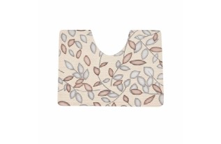 Toilet mat branch with leaves 65 x 50 cm