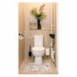 Toiletmat grijs keien 65 x 50 cm Toiletmat grijs keien 65 x 50 cm