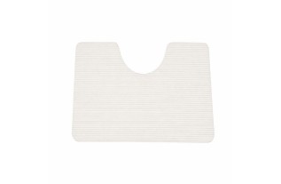 Toilet mat cream 65 x 50 cm