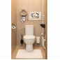 Tapis de toilette creme  65 x 50 cm