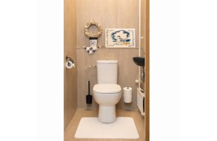 Tapis de toilette creme  65 x 50 cm