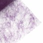 Decoratieve Fiber Polyester Aubergine – Luxe Accent per Meter (60 cm breed)