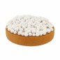 Decorative Rusk with Large White Sugar Sprinkles – Birth Decoration (Ø 7 cm)