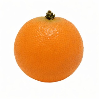 Decorative Orange – Artificial Fruit with Stem (Ø 7 cm)